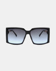 White Smoke Polycarbonate Frame Square Sunglasses