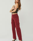 RISEN Full Size High Rise Wide Leg Cargo Jeans