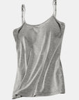 Lavender Scoop Neck Adjustable Strap Cami