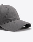 Distressed Adjustable Baseball Cap