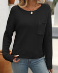 Mandy Round Neck Long Sleeve Sweater