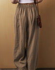 Drawstring Wide Leg Pants