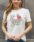 Simply Love Simply Love Full Size Skull Graphic Cotton Tee