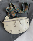 Dark Slate Gray PU Leather Sling Bag Sentient Beauty Fashions Bag