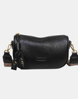 Dark Slate Gray PU Leather Shoulder Bag