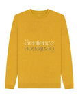 Goldenrod Do! Sentience Unisex Collection Sentient Beauty Fashions Recycled Printed Sweater