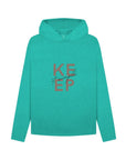 Light Sea Green Keep It Simple Women's Hoodie