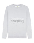 Light Gray Do! Sentience Unisex Collection Sentient Beauty Fashions Recycled Printed Sweater