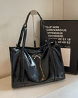 PU Leather Bow Shoulder Bag