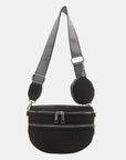 Studded Adjustable Strap Crossbody Bag