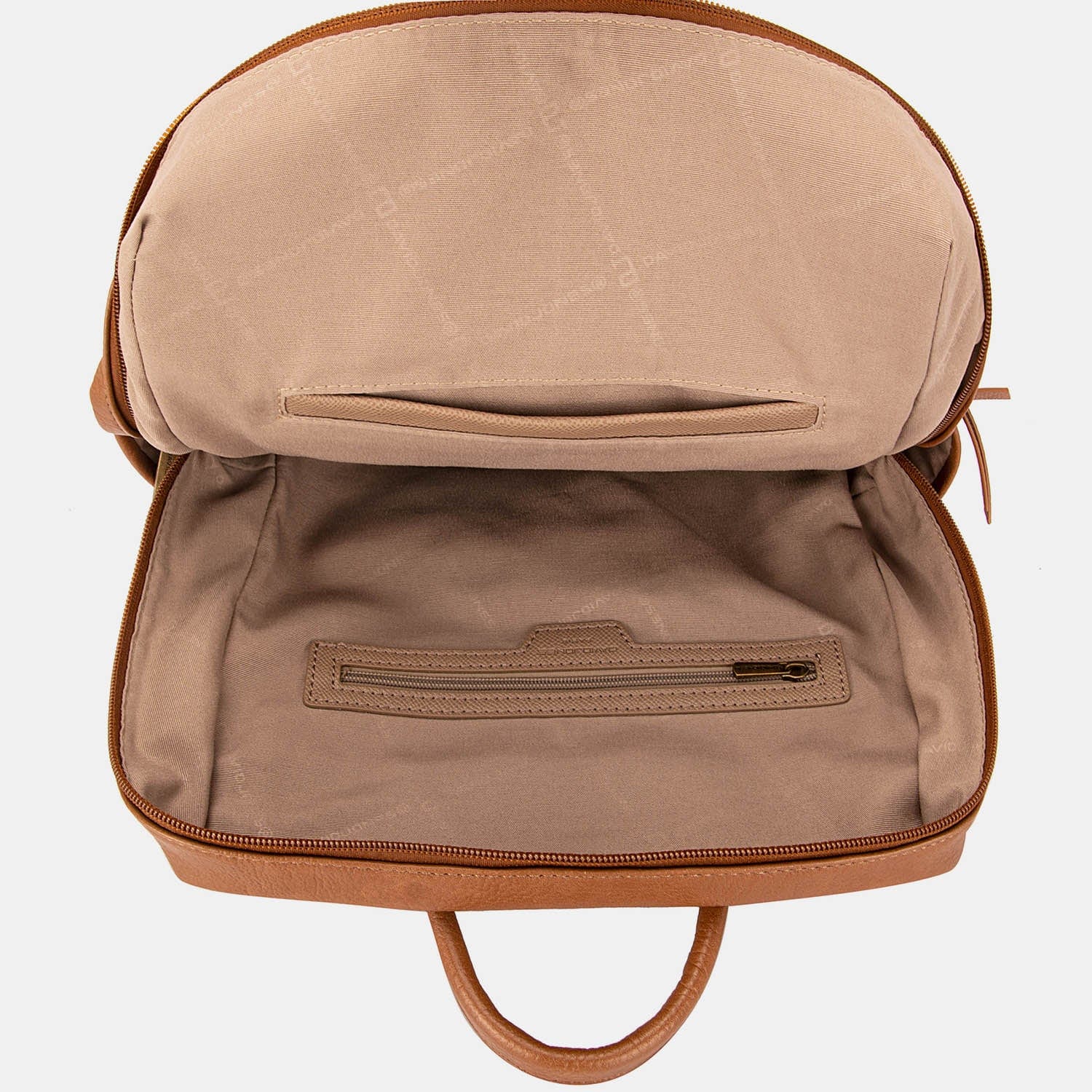 Rosy Brown David Jones PU Leather Backpack Bag