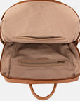 Rosy Brown David Jones PU Leather Backpack Bag