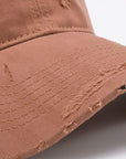 Rosy Brown Distressed Adjustable Baseball Cap