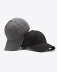 Dark Slate Gray Distressed Adjustable Baseball Cap