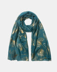 Ginkgo Leaf Polyester Scarf