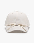 Tied Bow Cotton Baseball Cap