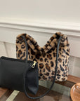 Leopard Furry Shoulder Bag