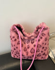 Leopard Furry Shoulder Bag