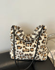 Leopard Furry Shoulder Bag