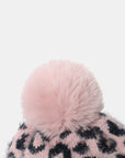 Leopard Hat with Pompom