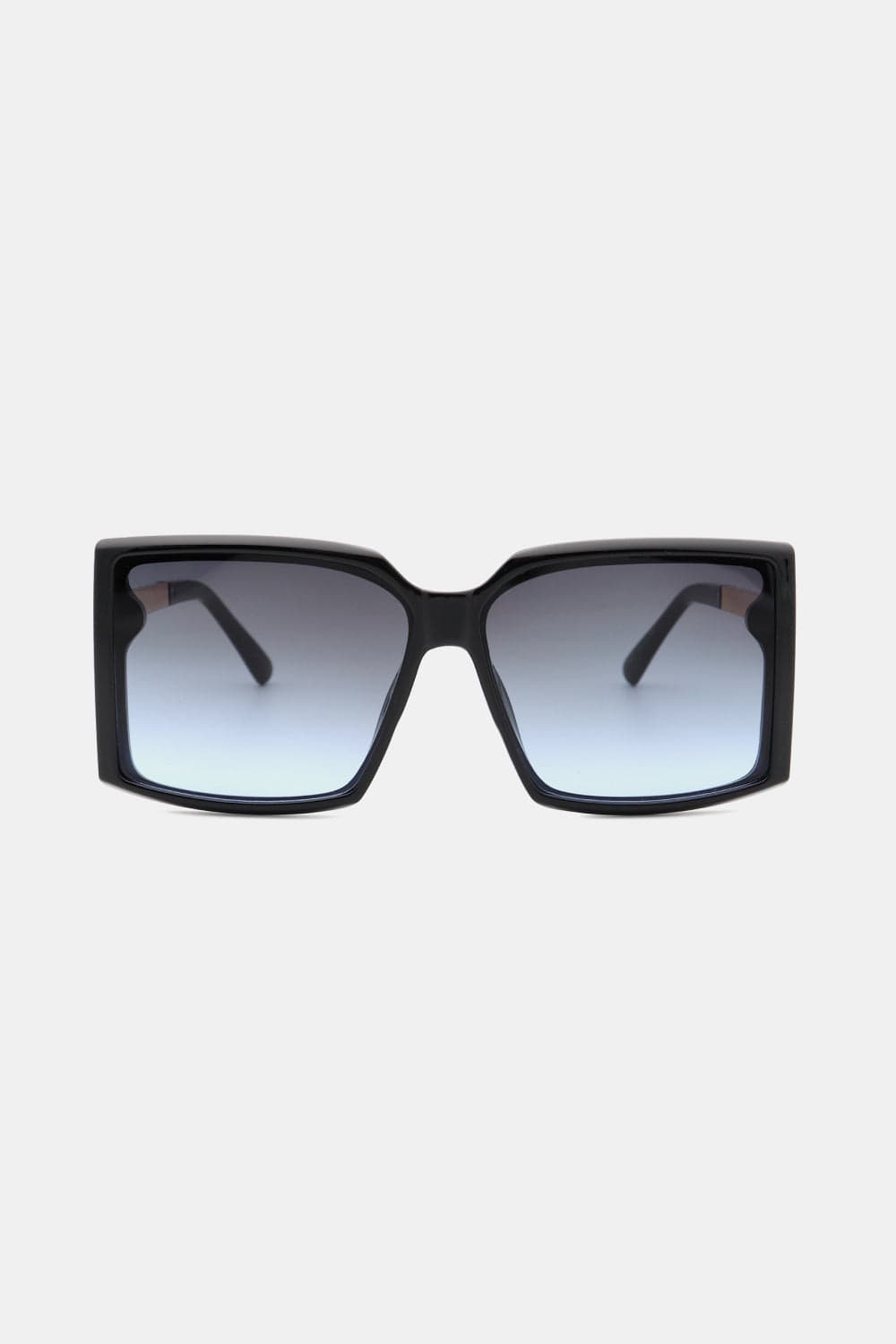 White Smoke Polycarbonate Frame Square Sunglasses