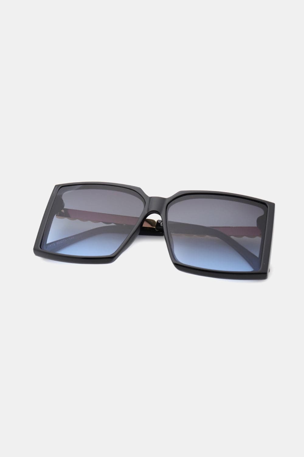 White Smoke Polycarbonate Frame Square Sunglasses