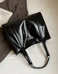 PU Leather Bow Shoulder Bag