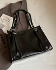 PU Leather Bow Shoulder Bag