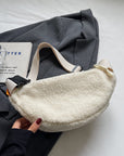 Sherpa Crossbody Bag with Adjustable Strap