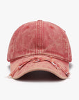 Sienna Fringe Adjustable Cotton Baseball Cap