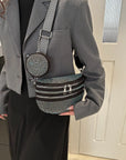 Studded Adjustable Strap Crossbody Bag