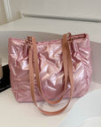 Textured Polyester Shoulder Bag