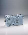 Zenana Smiley Face Corduroy Cosmetic Pouch