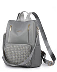 Zipper Pocket Beaded Backpack