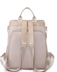 Zipper Pocket Beaded Backpack