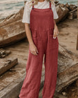 Sienna Full Size Wide Leg Front Pocket Jumpsuit