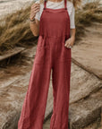 Sienna Full Size Wide Leg Front Pocket Jumpsuit