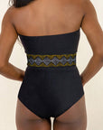 Sienna Geometric Tube Sleeveless One-Piece Swimwear