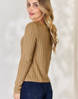 Basic Bae Full Size Ribbed Long Sleeve T-Shirt