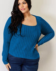 Basic Bae Full Size Ribbed Long Sleeve T-Shirt