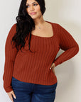 Basic Bae Full Size Ribbed Long Sleeve T-Shirt