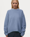 Basic Bae Round Neck Dropped Shoulder Sweater