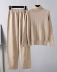 Basic Bae Turtleneck Raglan Sleeve Top and Pants Sweater Set