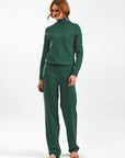 Basic Bae Turtleneck Raglan Sleeve Top and Pants Sweater Set