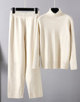 Basic Bae Turtleneck Raglan Sleeve Top and Pants Sweater Set