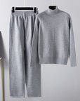 Basic Bae Turtleneck Raglan Sleeve Top and Pants Sweater Set