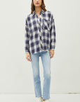 Be Cool Plaid Flannel Button Down Shirt with Chest Pocket