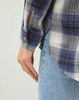 Be Cool Plaid Flannel Button Down Shirt with Chest Pocket