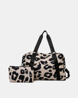 Oxford Cloth Leopard 2-Piece Bag Set