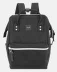 Himawari Water Resistant Canvas Backpack Bag with Side Pockets